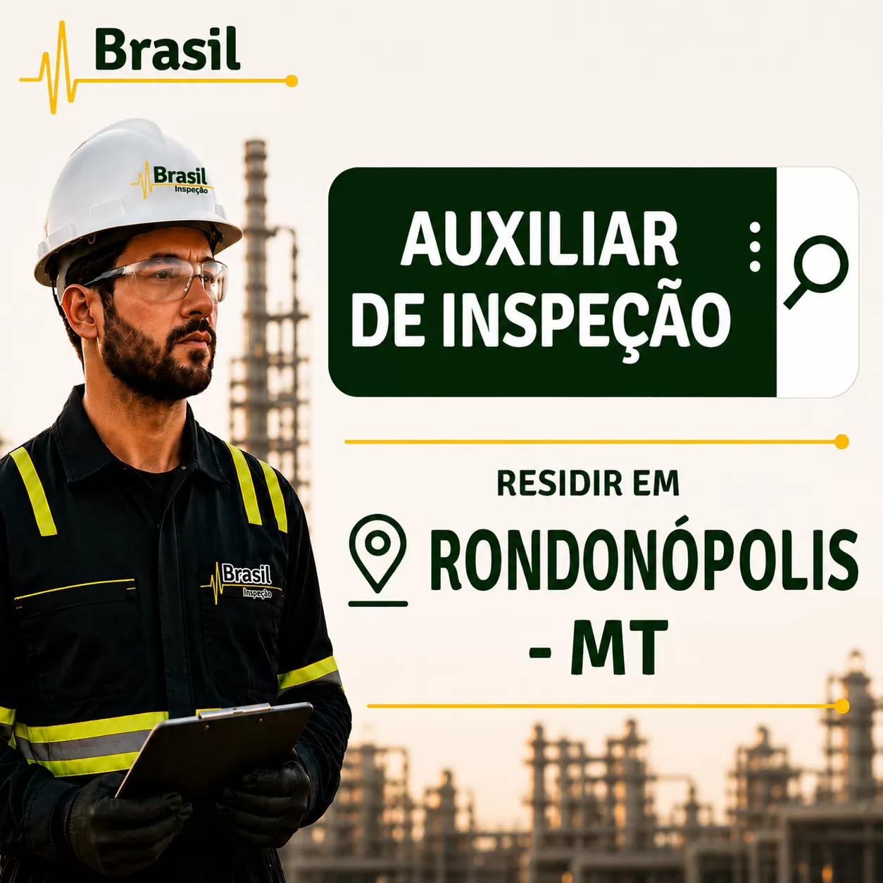 AUXILIAR DE INSPEÇÃO - RONDONOPOLIS MT