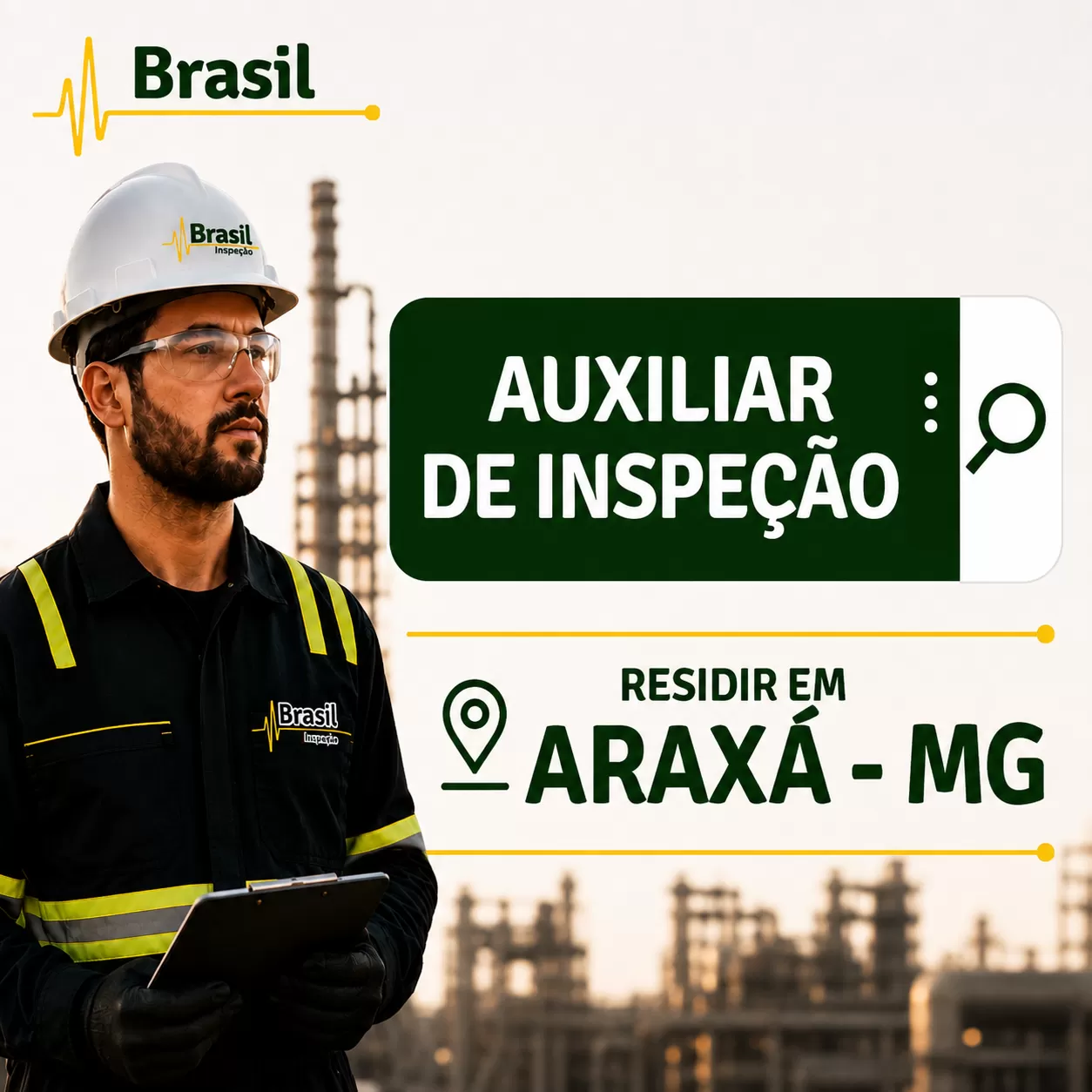 AUXILIAR DE INSPEÇÃO - ARAXÁ MG