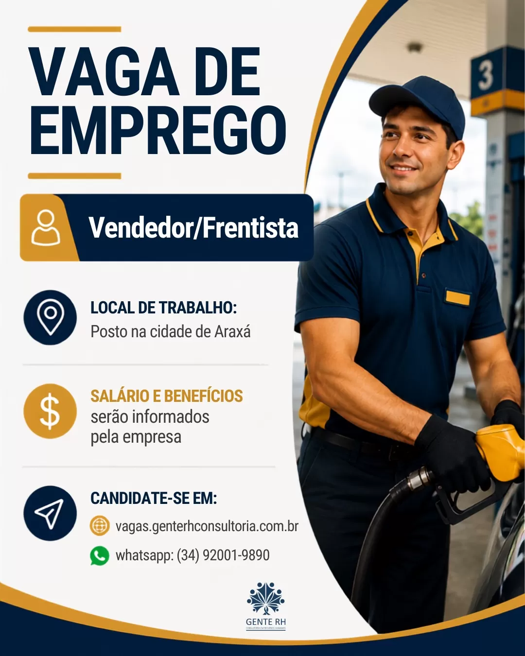 VENDEDOR/FRENTISTA