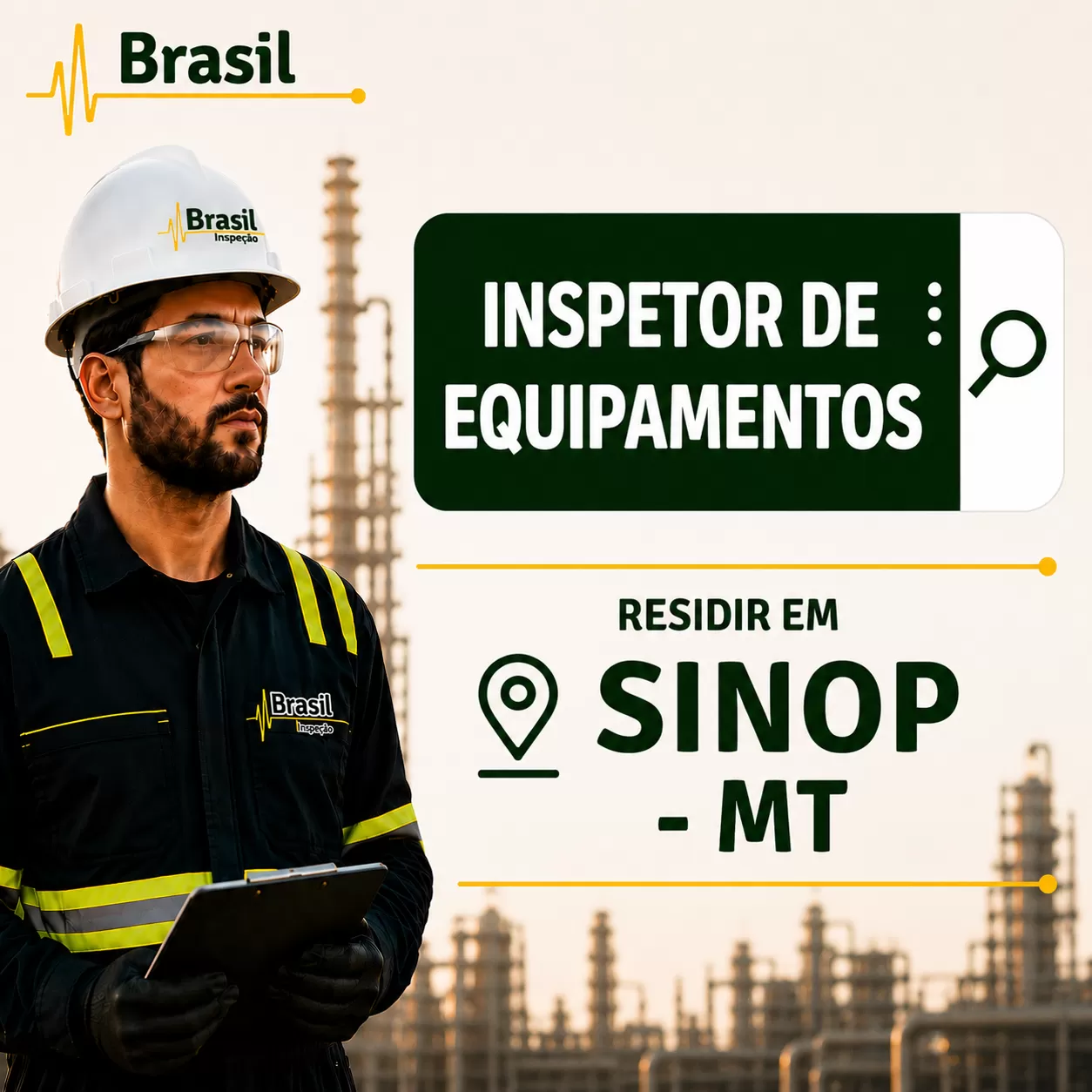 INSPETOR DE EQUIPAMENTOS - SINOP MT