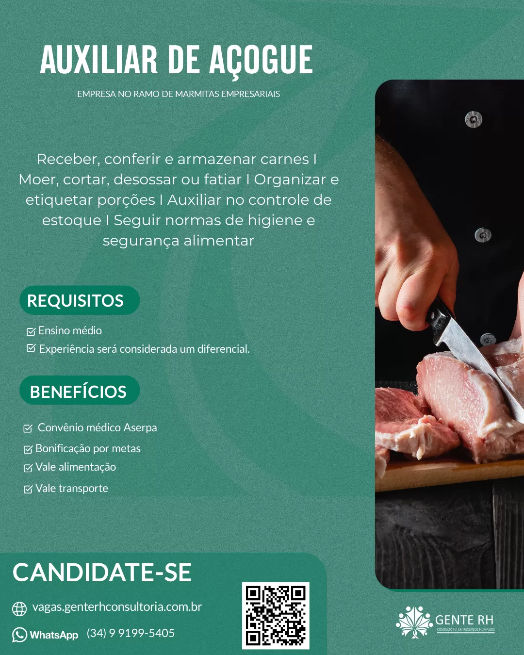 AUXILIAR DE AÇOUGUE