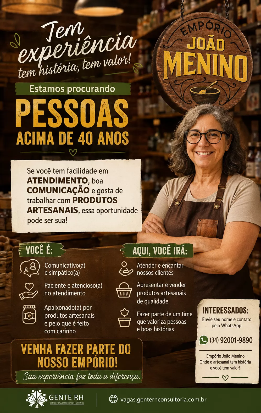 ATENDENTE DE BALCÃO