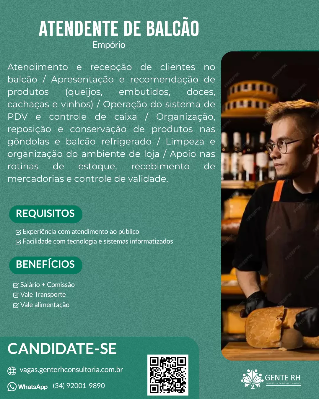 ATENDENTE DE BALCÃO