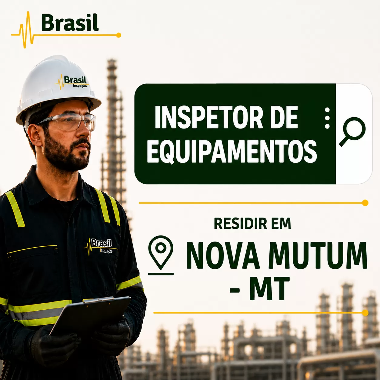 INSPETOR DE EQUIPAMENTOS - NOVA MUTUM MT