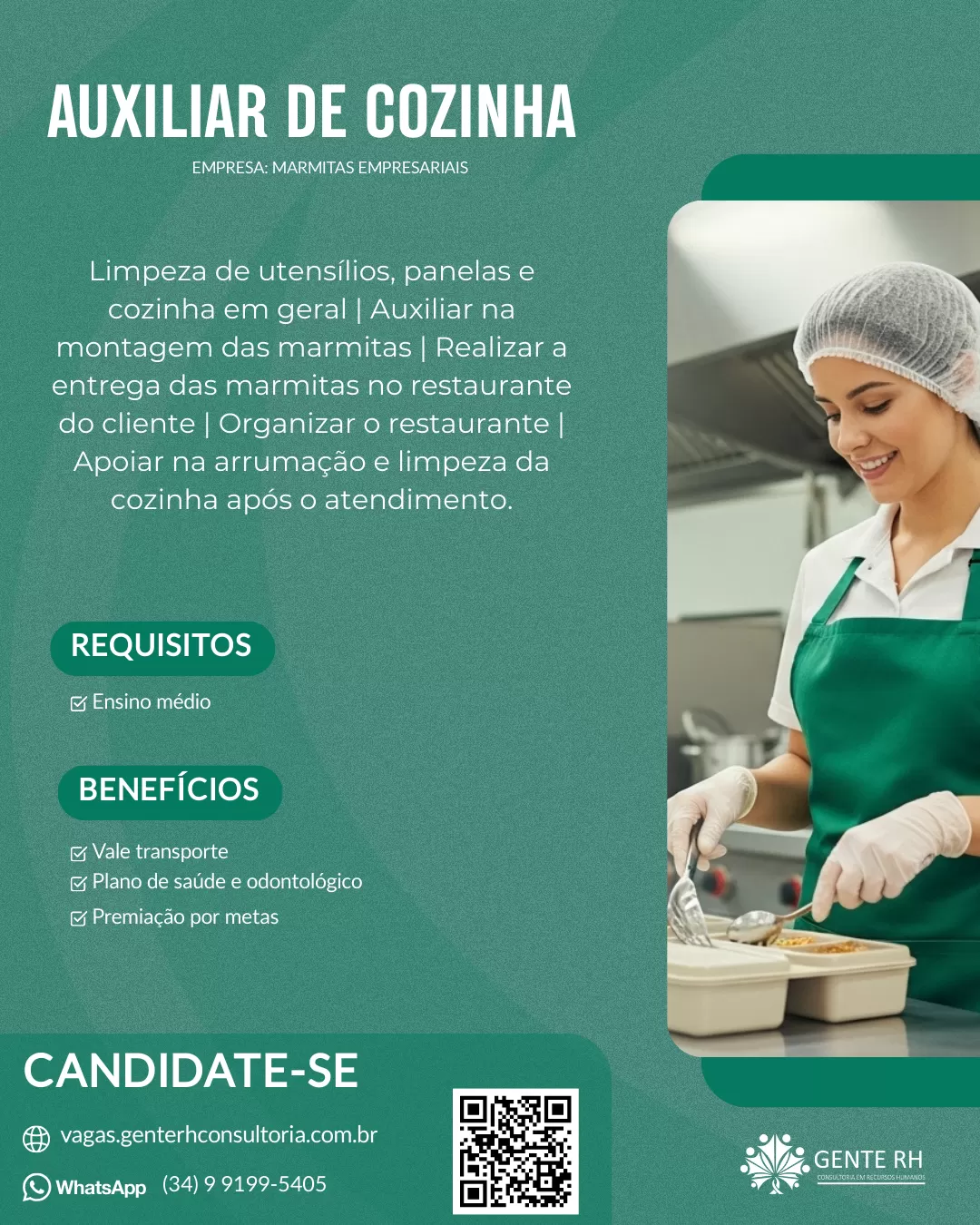 AUXILIAR DE COZINHA
