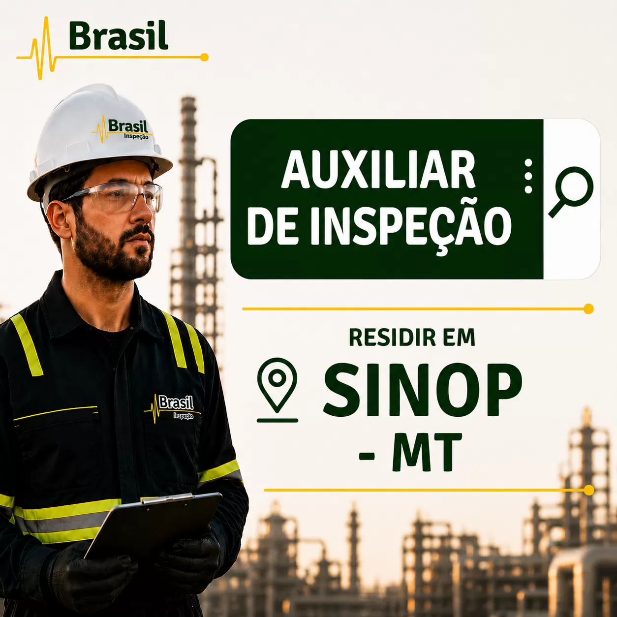 AUXILIAR DE INSPEÇÃO - SINOP MT
