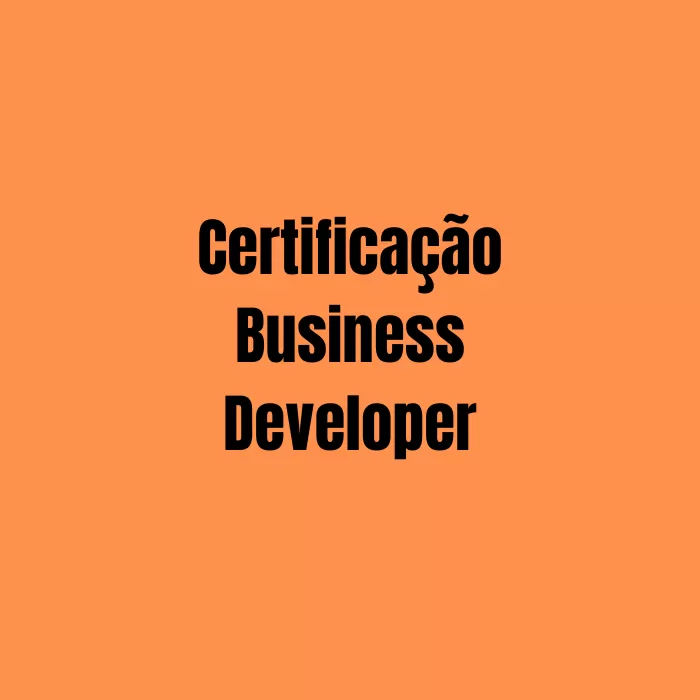 Certificação Business Developer