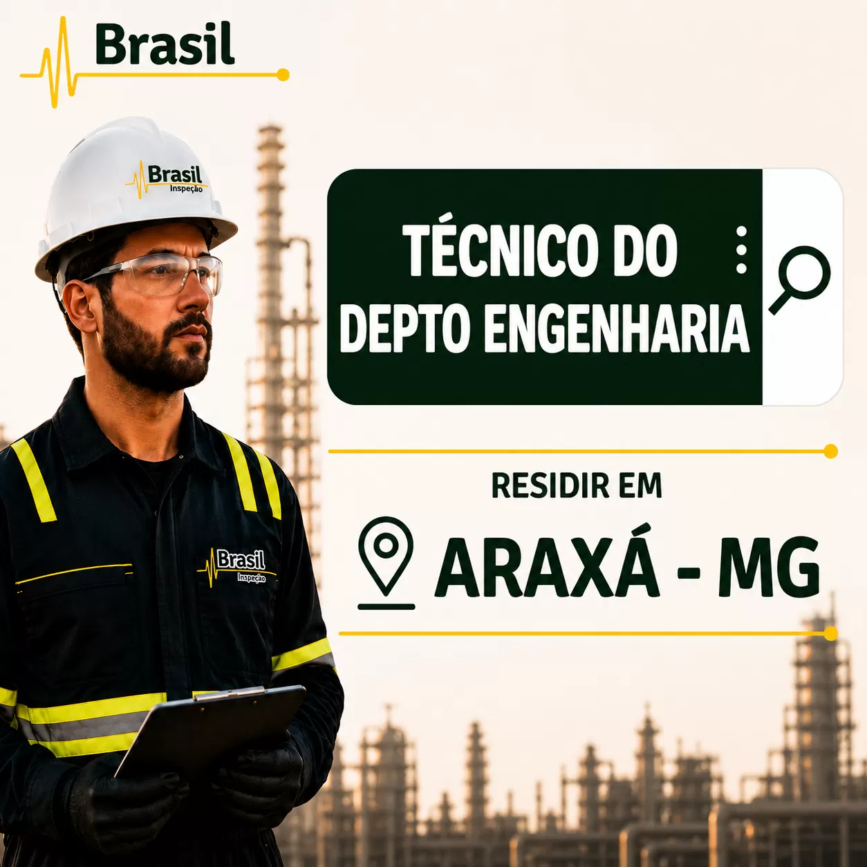 Técnico Depto Engenharia (relatórios inspeção)