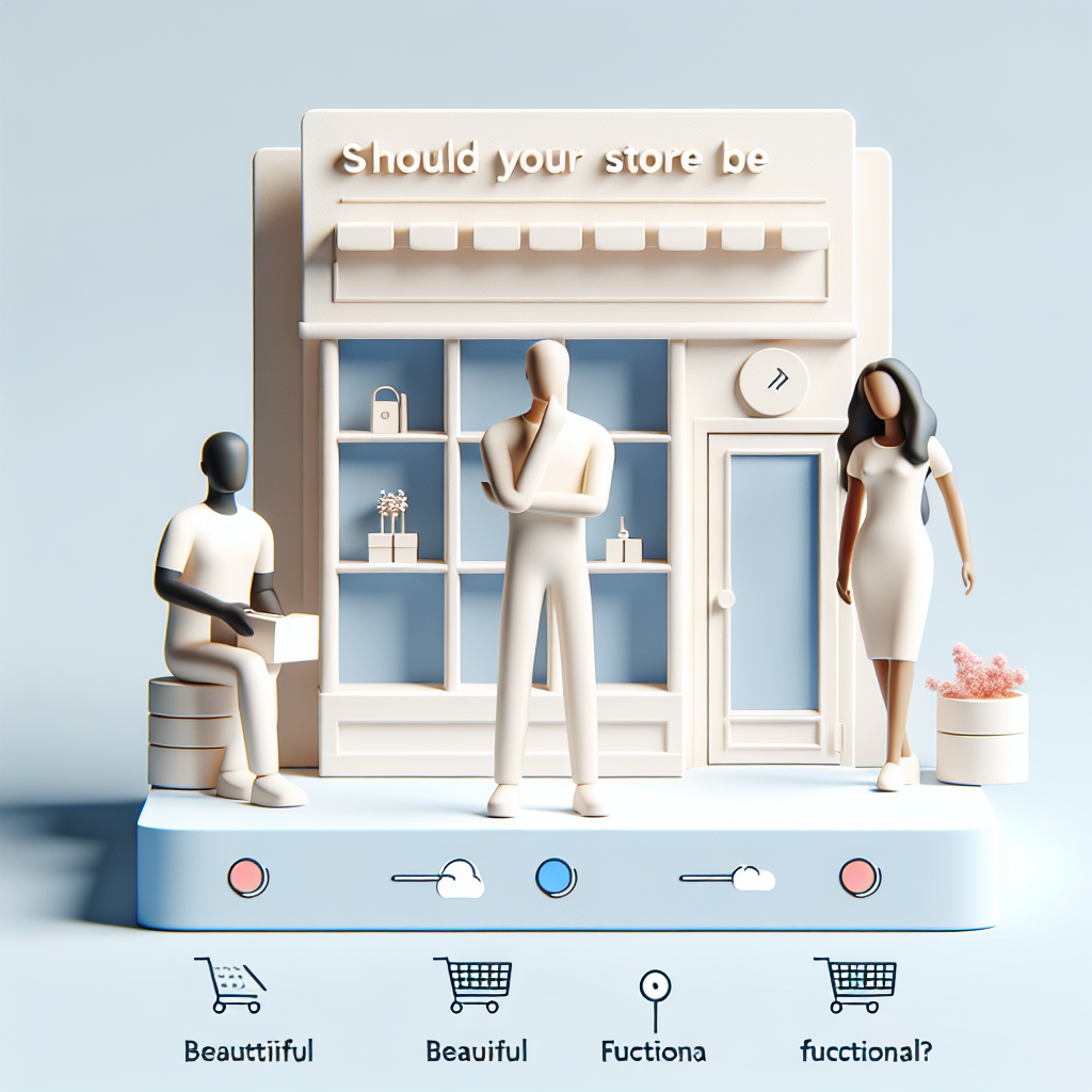 Sua loja precisa ser bonita ou funcional? Veja o que mais importa