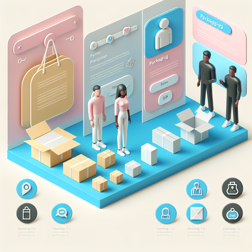 Personalize embalagens com opções da Landloja.com