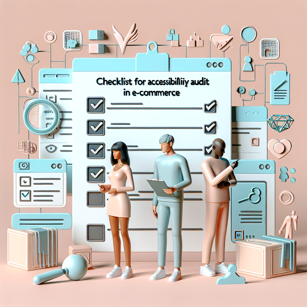 Checklist para auditoria de acessibilidade em e-commerces
