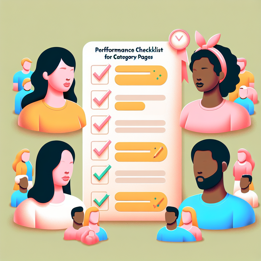 Checklist de performance para páginas de categoria