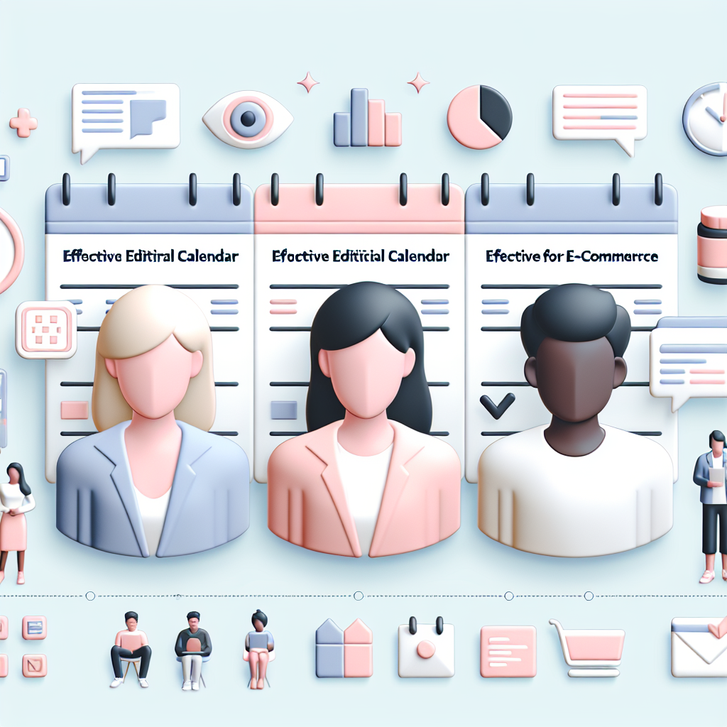 Calendário editorial eficaz para e-commerce