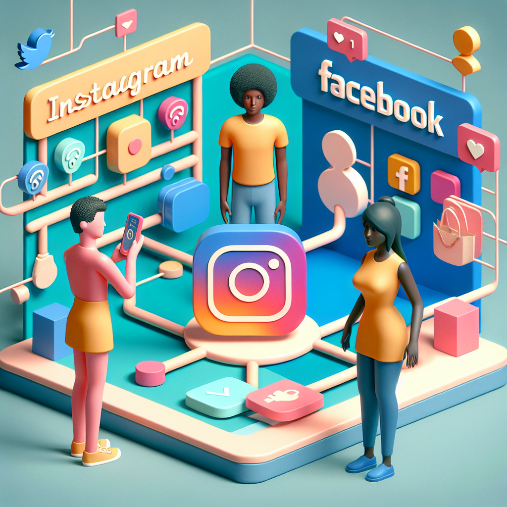 Integração de Instagram e Facebook Shop