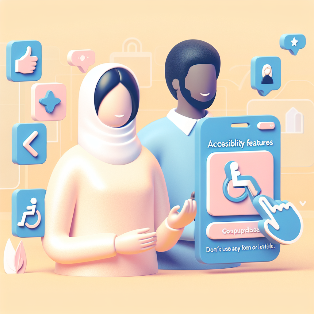 Recursos de acessibilidade da Landloja.com