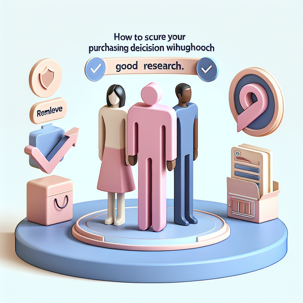 Como proteger sua decisão de compra com uma boa pesquisa