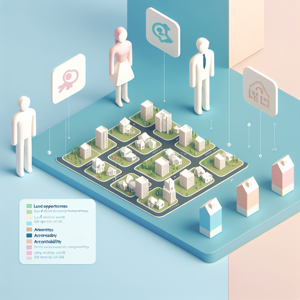 Como comparar oportunidades de terrenos em bairros diferentes