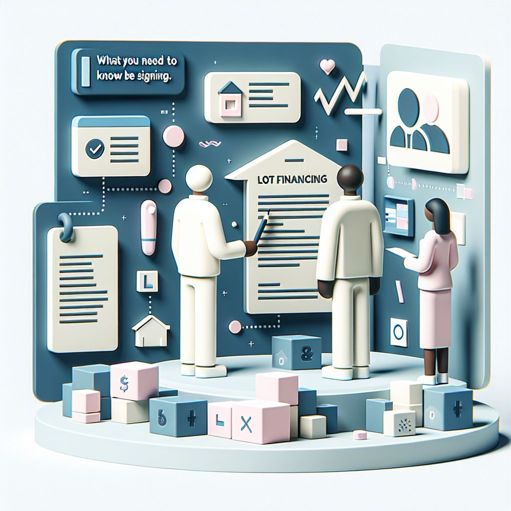 Financiamento de lote: o que você precisa saber antes de assinar