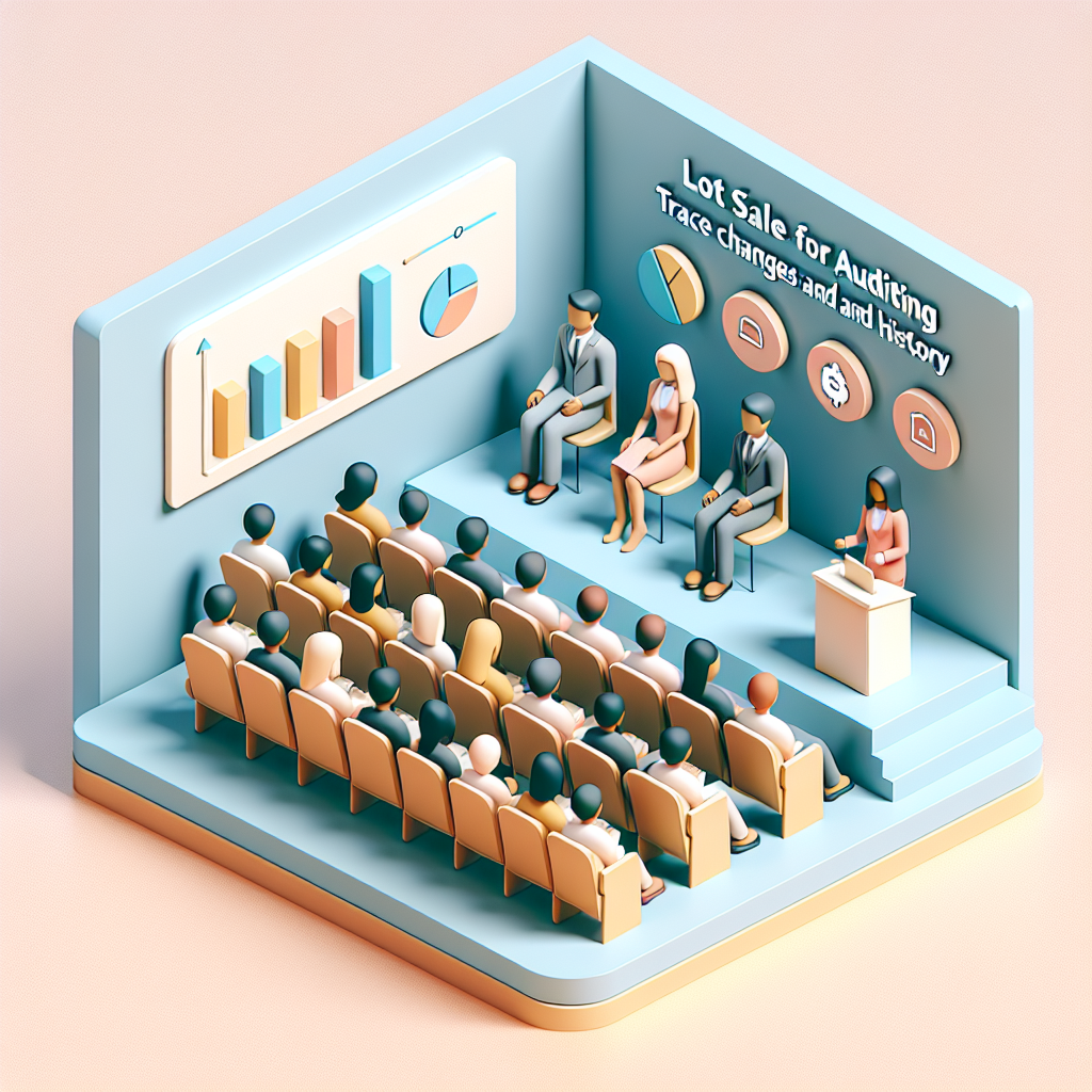 VendeLote para auditoria: rastreabilidade de mudancas e historico