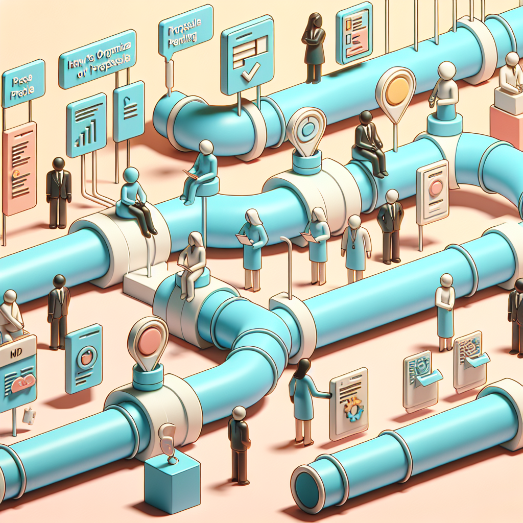 Como organizar pipeline de propostas e pendencias