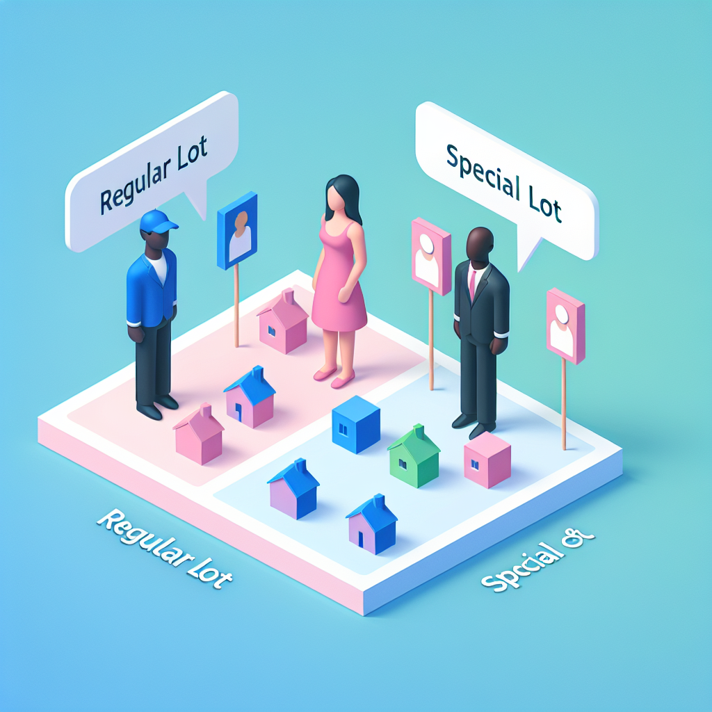 Qual a diferenca entre lote regular e lote especial